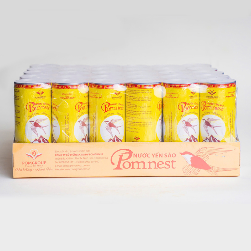 Yến lon 5% yến đường phèn -Thùng 30 lon 240ml- Miễn Ship