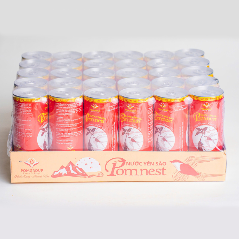 Yến lon 5% yến  sâm - 1 thùng 30 lon 240ml - Miễn Ship